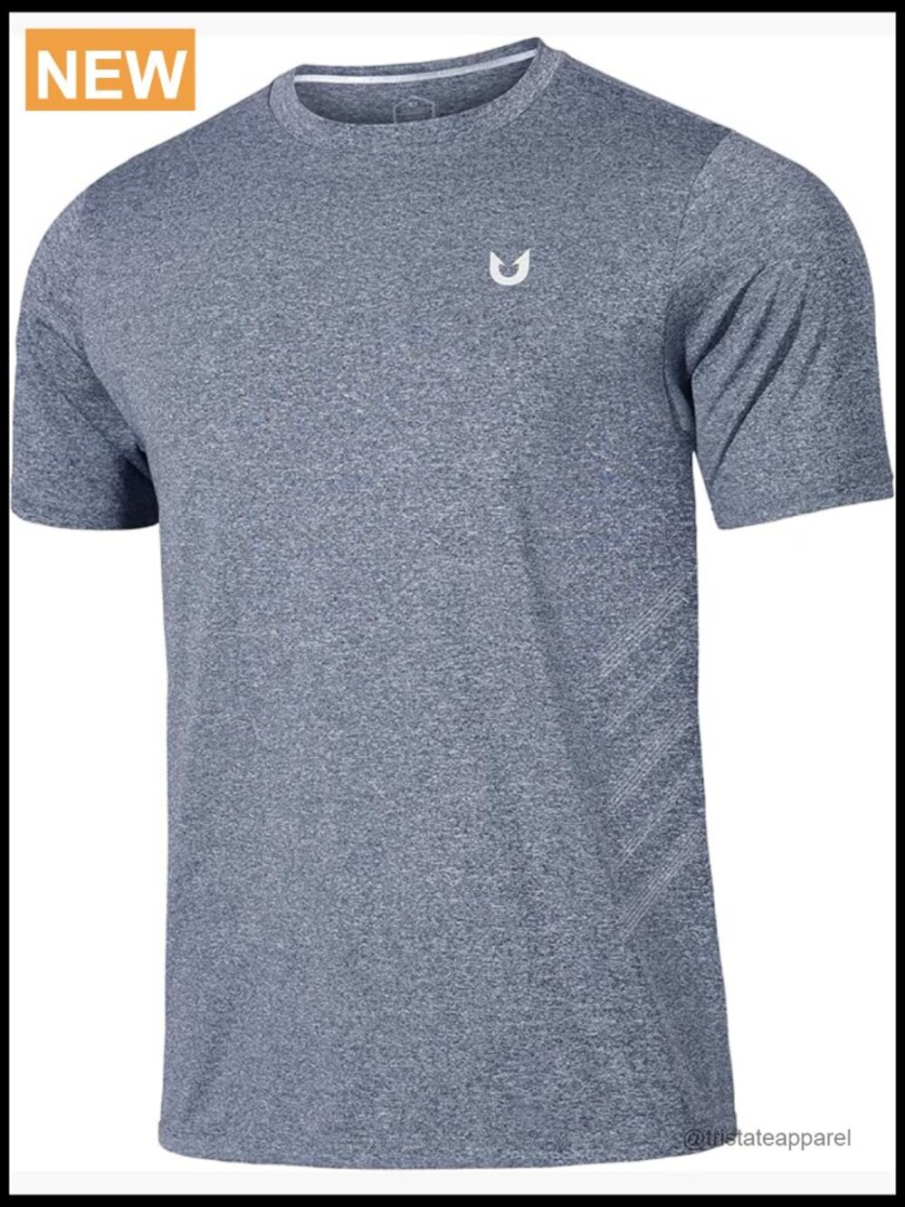 Men's Quick Dry Athletic Short Sleeve T-Shirt Workout Running Gym Active Tee